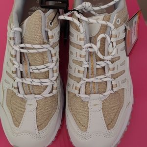 Avia white and gold sneakers
